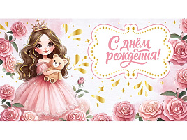 Конверт для денег С Днем Рождения! ч48491к