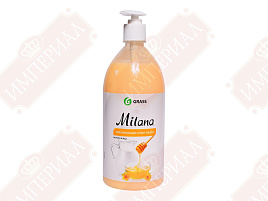Мыло жидкое 1л. Milana с доз. Молоко и мёд 126101
