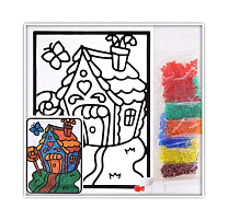 Аппликация Насыпь на клей С-328/ЭР Домик