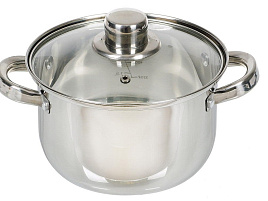 Кастрюля нержавейка 2,7л SD-A17-18/1000 Daniks