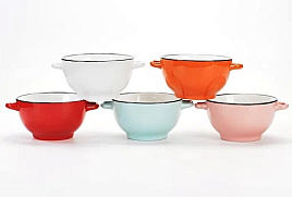 Бульонница керамика 650мл 202318 Радуга микс