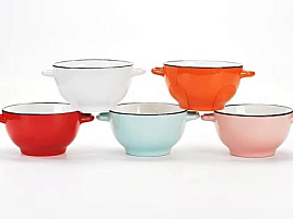 Бульонница керамика 650мл 202318 Радуга микс