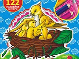 Раскраска+наклейки РН-387 Птицы