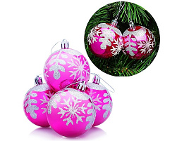 Шар 6см S0144 Хрустальная мечта 1шт