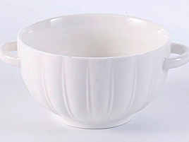 Бульонница керамика 650мл 202355 с ушками