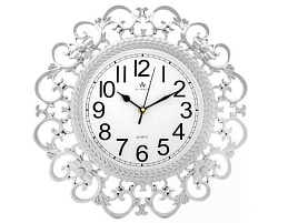 Часы настенные Atlantis 38*38 TLD-3670 серебро