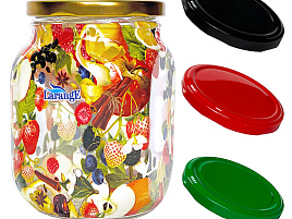 Банка для сыпучих стекло 650мл 626-608/8272 Ягодный Салют
