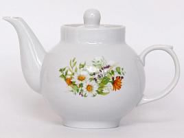 Чайник заварочный керамика 700мл 119682 Луговые ромашки