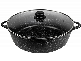 Жаровня 32см 5,5л с/кр Горница ж7132аг/3419 гранит