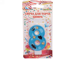Свеча-цифра "8" Счастливый день 448-159