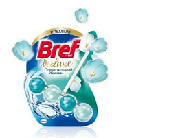 Блок для унитаза БРЕФ 50гр.Deluxe Пленительный жасмин шарики