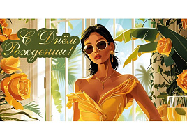 Конверт для денег С Днем Рождения! ч48343к