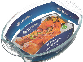 Форма для запекания стекло 2л 258477/DNX-20R/4323/268319/1359 Даникс прямоуг.