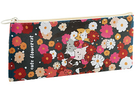 Пенал мягкий MESHU MS_57874 200*100 "Flowers", искусственная кожа