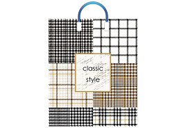 Пакет петля с пласт.ручкой 38*45 Гленчек