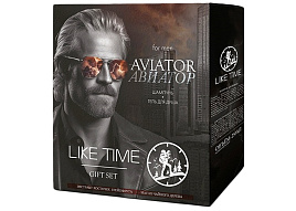 Набор мужской Like Time Aviator(гель д/душа 250мл+шамп.250мл)