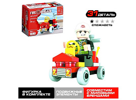 Конструктор Брик 460595 Пожарная бригада 31дет