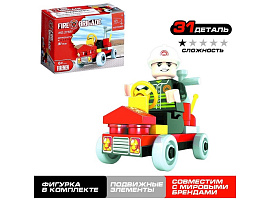 Конструктор Брик 460595 Пожарная бригада 31дет
