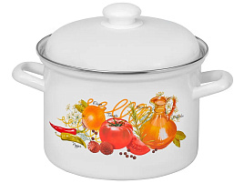 Кастрюля эмаль 3л 1612АП2/4 Итальянская кухня