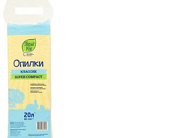 Наполнитель для кошачего туалета Опилки Зверье Мое брикет Классик 8л