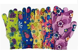 Перчатки садовые силиконовое покрытие для влажных работ