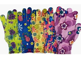 Перчатки садовые силиконовое покрытие для влажных работ