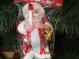 Дед Мороз звук №5 17см