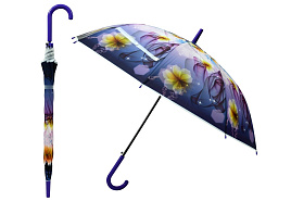 Зонт женский Полуавтомат Цветы FX24-20