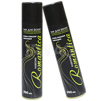 Лак д/волос Романтика 200мл.оч.с/ф.черный 5356