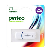 Флеш-драйв Perfeo USB 32Gb C09 белый