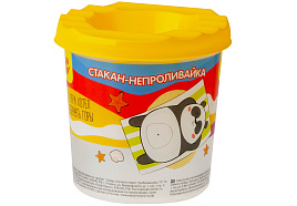 Стакан непроливайка Мульти-Пульти СН_2354 "Панда" (полный 250мл, до уровня 50мл), с рисунком