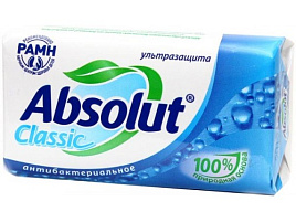 Мыло Абсолют 90гр Классик Ультра защита (Самара)6059