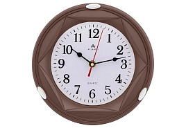 Часы настенные Atlantis 23*23 TLD-6308 коричневые