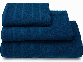 Полотенце 70*130 Донецк Ридж 19-4034 Синий 2083