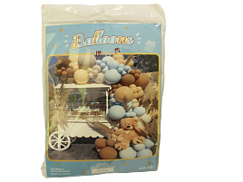 Набор шаров надувных Фотозона голубой Q-506