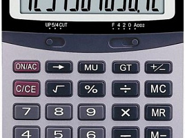 Калькулятор Uniel настольный UD-44 12 разрядов, двойное питание, 170х117х35