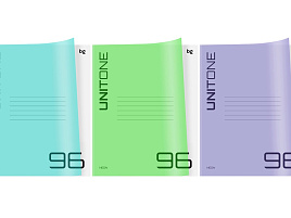 Тетрадь 96л.  Т5ск96_пл 06456 "UniTone. Mix", пластиковая обложка