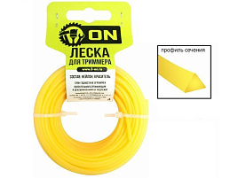 Леска для триммера Трион 2,4мм 50м треугольная 15-01-519/1531
