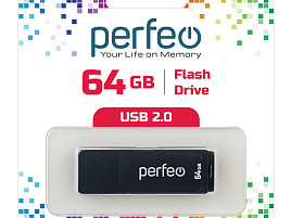 Флеш-драйв Perfeo USB 64Gb C04 черный