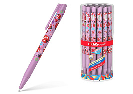 Ручка Erich Krause 56056 ColorTouch Matic&Grip Ladybug 0.7, цвет чернил синий