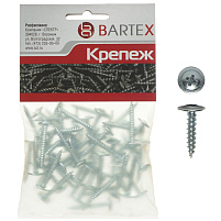 Саморез универсальный 4,2*16 цинк с пресшайбой 50шт Bartex 2946