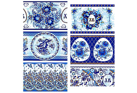 Термонаклейка для яиц АКН-24/ТНП Гжель