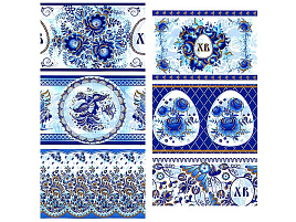 Термонаклейка для яиц АКН-24/ТНП Гжель