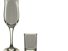 Набор подарочный 1612-Н7 Графит 12пр (6 бокалов+6 стопок)