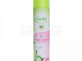 Освежитель воздуха Gold Wind 300мл Зел.коктейль