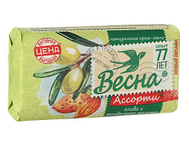 Мыло Весна 90г Жасмин и кокос.молоко(Самара)6205