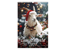 Календарь настенный перекидной 2027г. 0527057 Символ года. Вид 1, 320*480, с ригелем