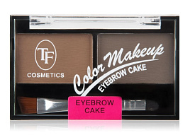 Тени для бровей Триумф СТЕВ01 набор 2шт.для коррекции Eyebrow Cake т.01 коричневый