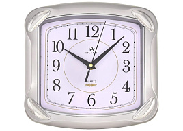 Часы настенные Atlantis 24*24 TLD-6035 серебро