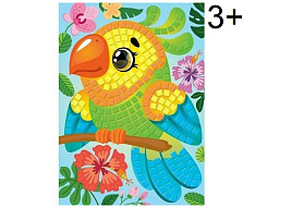 Аппликация Мягкая мозайка 04205 Попугай